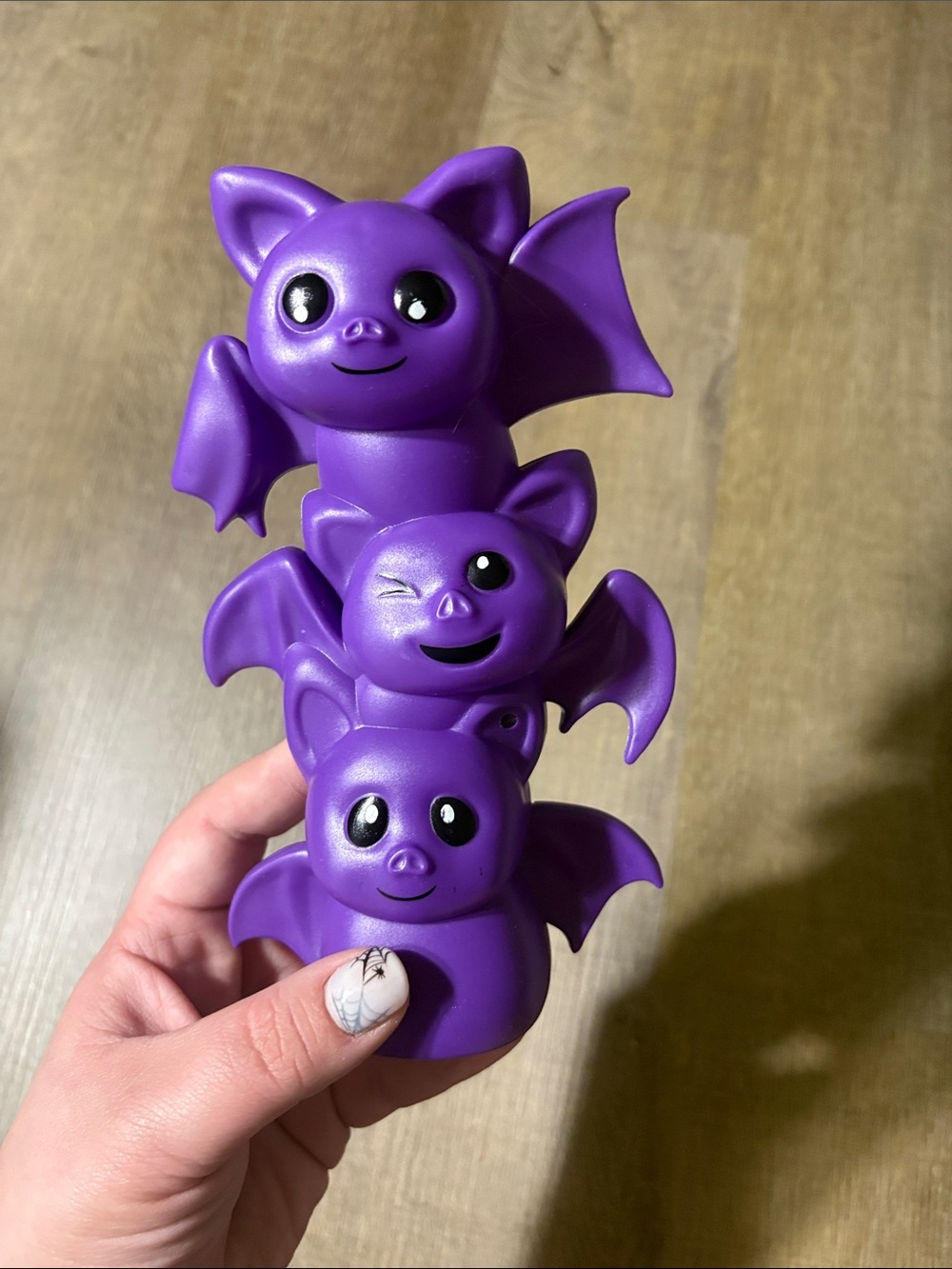 Purple Bat Stackable Squeeze Toy - Kids Toys